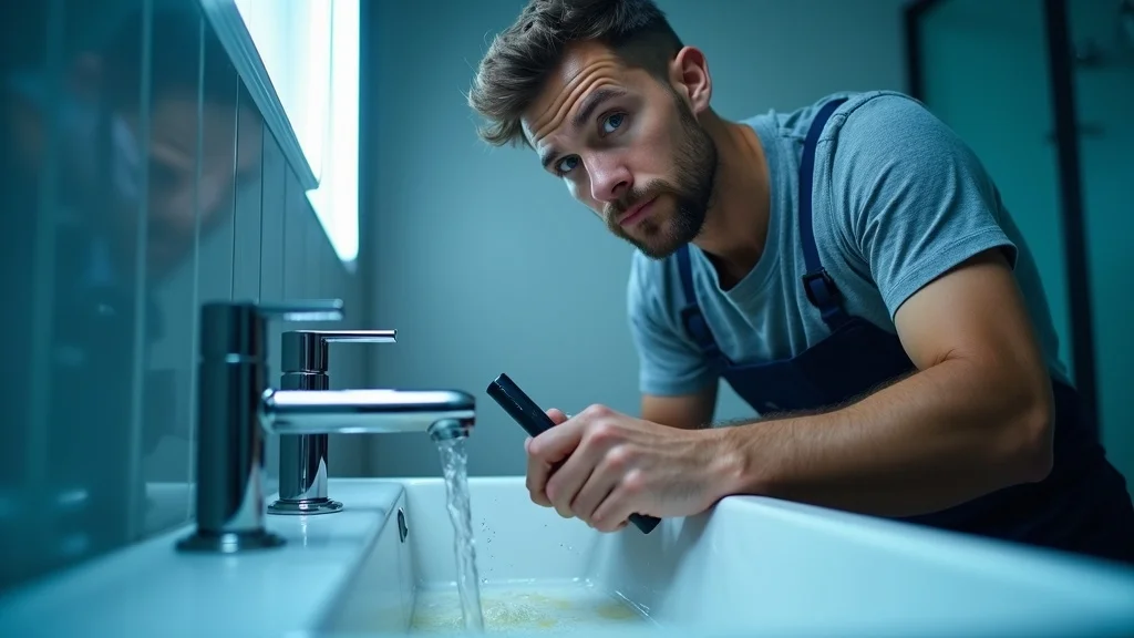 Professional plumber repairing a leaky faucet for home repair services near me